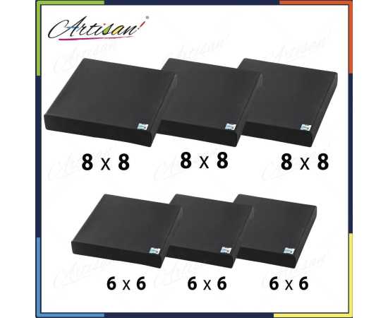 Artisan - Black Canvases 6 Pcs Value Pack