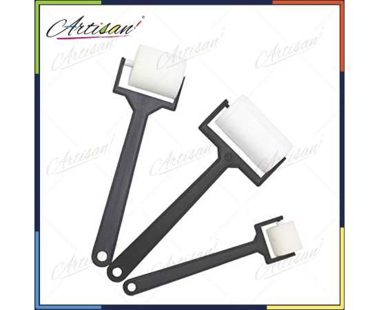 Artisan - 3 Pcs White Foam And Sponge Brush Set