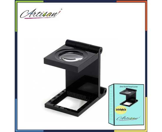 Artisan - 20mm Dia 8X Thread Counter Linen Tester Magnifying Glass