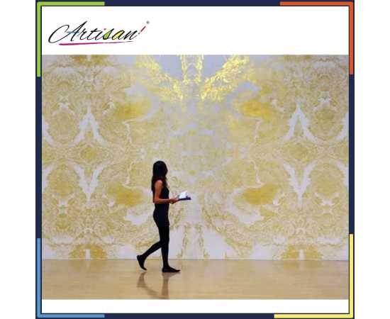 Artisan 100 PCS Golden/Silver Foil Leaf Sheet (6x6 Inch Each)