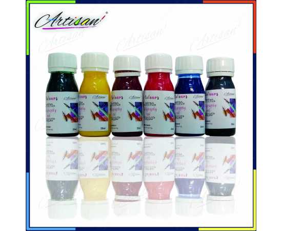 Artisan - 6 Pcs set of Professional Calligraphy ink