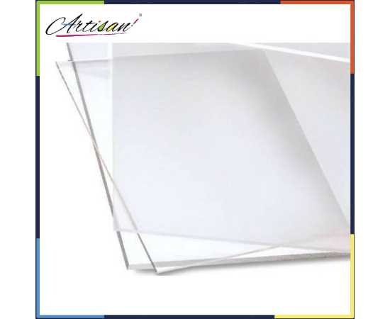 Artisan - 2mm Transparent Acrylic Sheet 08 x 12 Inches