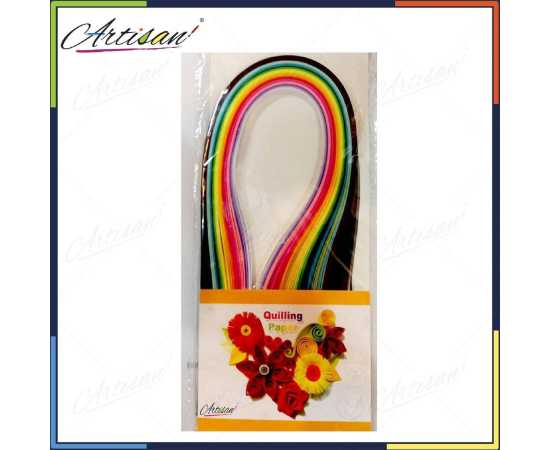 Artisian - #2nd 24 Colors Quilling Strips 5mm width & 15inch long Artisian - #2nd 24 Colors Quilling Strips 5mm width & 15inch long