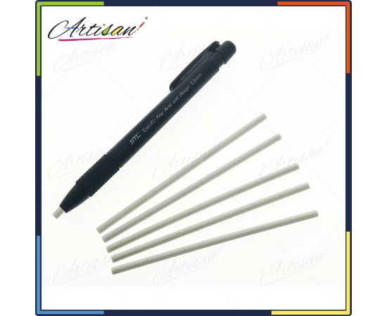 Eraser Pen with 5 Extra Refills Specific for Fine Arts Design