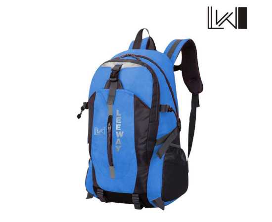 50-L Travel Hiking Backpack - Blue