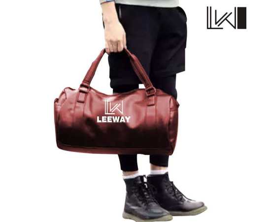 Travel Duffle Leather Bag - 1 Piece