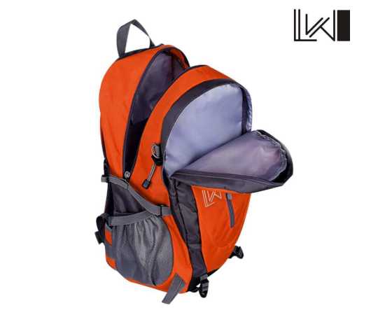 50-L Travel Hiking Orange Backpack - 1 Piece