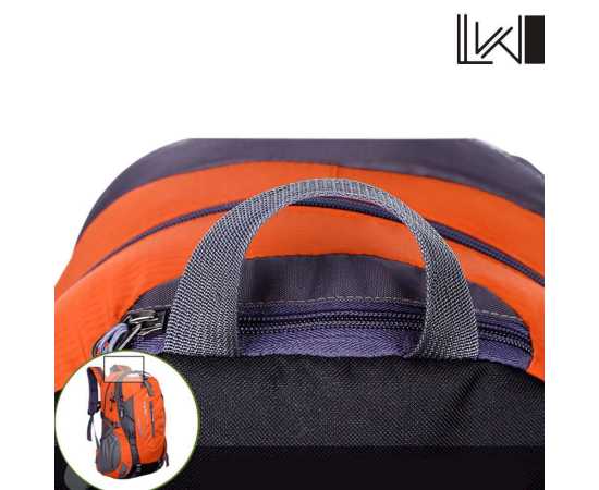 50-L Travel Hiking Orange Backpack - 1 Piece