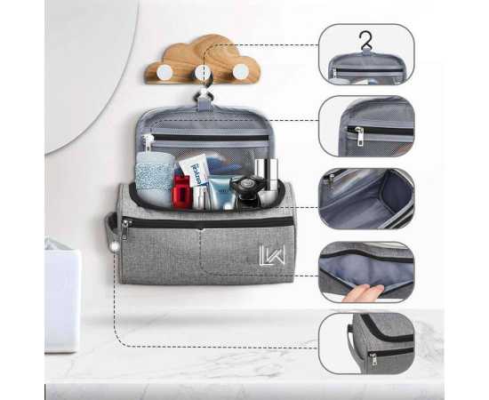 Travel Toiletry Bag - Grey