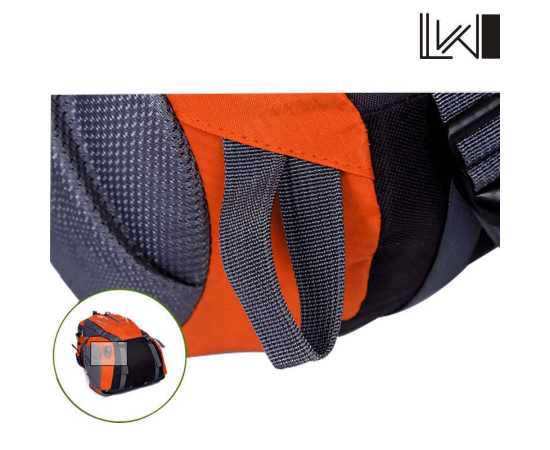 50-L Travel Hiking Orange Backpack - 1 Piece