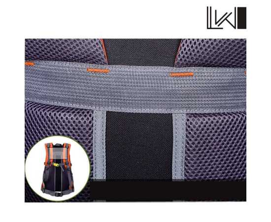 50-L Travel Hiking Orange Backpack - 1 Piece