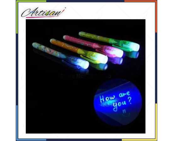 Artisian - Invisible Ink Pen Creative Magic LED Highlighter Pen