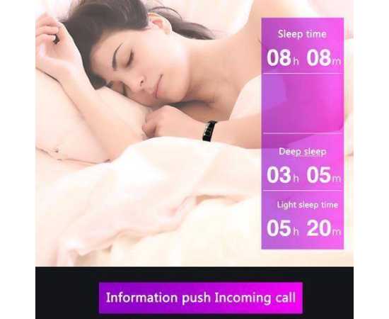 M5 Smart Sports Bracelet Fitness Band - Black