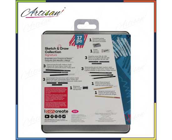 Artisan - 17 pcs Sketch & Draw Collection