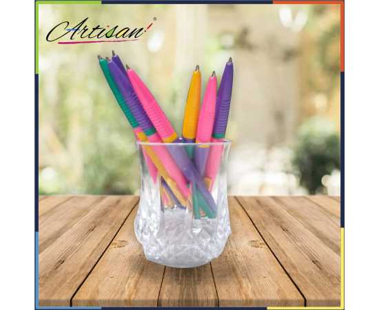 Artisan - Rainbow Body Ballpoint Pen Blue Refill - Pack of 10pcs