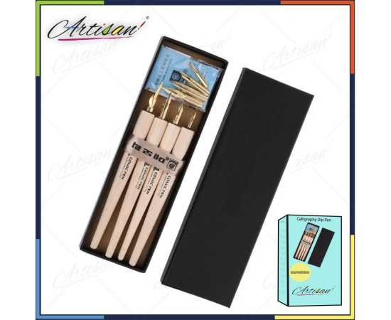MEMORY 568 Series Calligraphy Dip Pen Wood Comics Pen