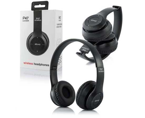 P47 Wireless Bluetooth Foldable Headphones
