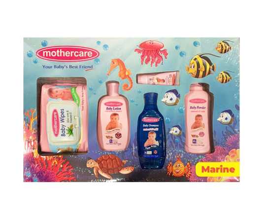 Mothercare Marine Gift Bag For Baby Care - Pack of 5