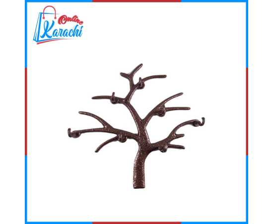 Online Karachi - Wall Decorative Antique Design Tree Shaped Key Holder