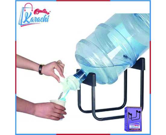 Online Karachi - (Set Of 2Pcs) Water Bottle Stand Metal Rack Dispenser