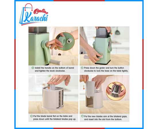 Online Karachi Multifunctional Vegetable Slicer Cutter Chopper