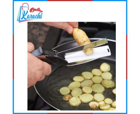 Online Karachi Clever Cutter Smart Multi Function 2 In 1 Knife And Cutting Board