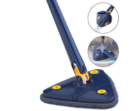 Online Karachi 4 In 1 Triangular Mop Flexible For Cleaning