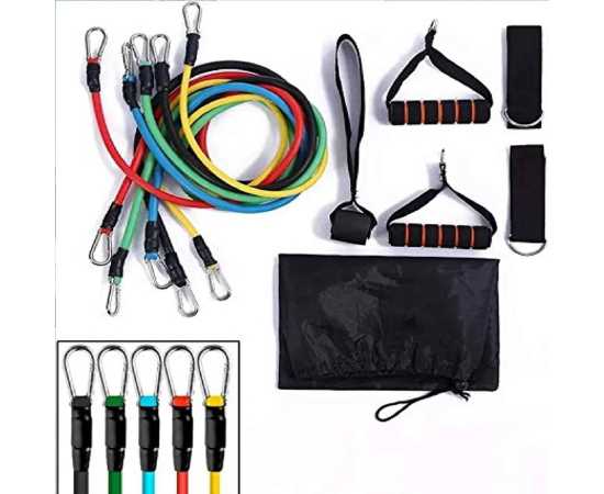 Online Karachi 11Pc Pcs Resistance Bands Set
