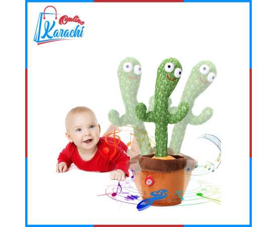 Online Karachi - Dancing Cactus With Recording Toy