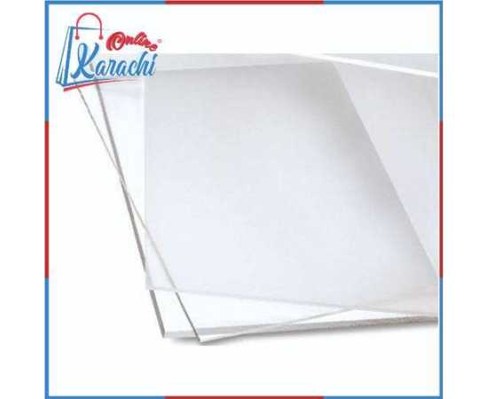 Online Karachi - 2Mm Transparent Clear Acrylic Sheet 8X12 Inches