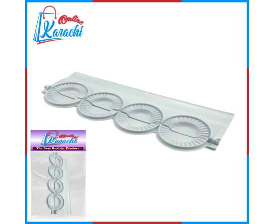 Online Karachi  4 In 1 Samosa Maker Best For Home Making Samosa  White