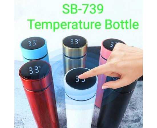 Digital Temperature Display Water Bottle - 500ml Storage Capacity