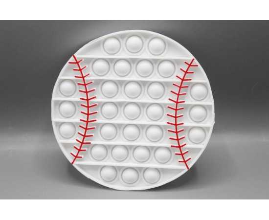Baseball Shaped Colorful Pop It Fidget Toy (KC5540)