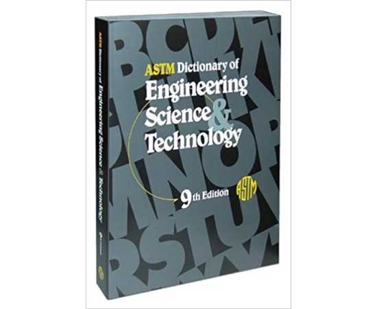 Astm Dictionary Of Engineering Science & Technology 10/E (PB)