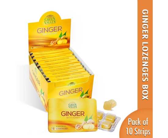 Ginger Lozenges with Honey - Box