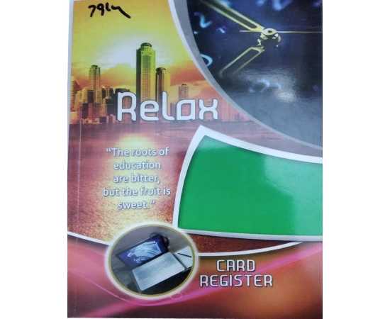 3 In 1 Card Register Art # Cr-300 (Single Line, Four Line & Math Box) (3 PCS)