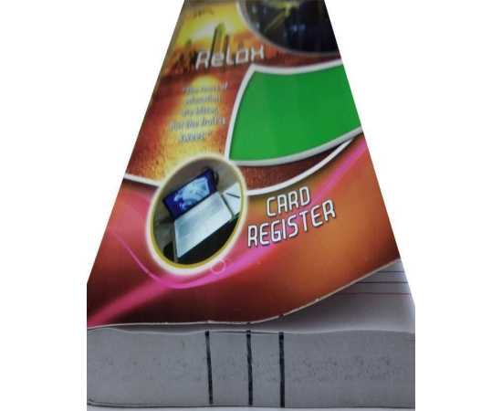 3 In 1 Card Register Art # Cr-300 (Single Line, Four Line & Math Box) (3 PCS)