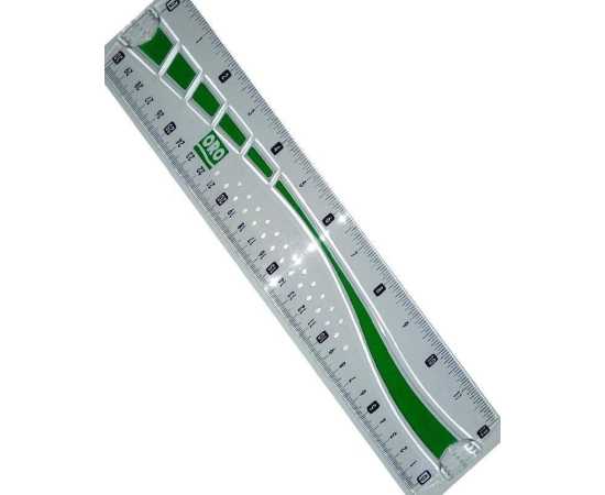 12 Inch Plastic Ruler Scale Art # 421 (12 PCS)