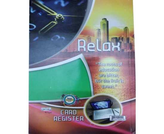 3 In 1 Card Register Art # Cr-300 (Single Line, Four Line & Math Box) (3 PCS)