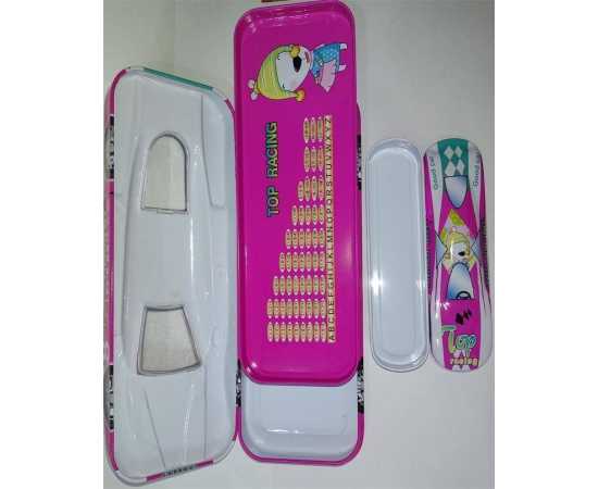 Top Racing Car Metal Pencil Box (H-9989) (2 PCS)