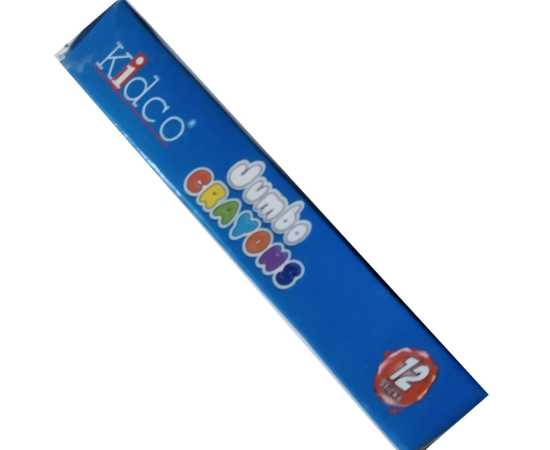 Jumbo Wax Crayon 12 Colors Art # 312 (4 PCS)