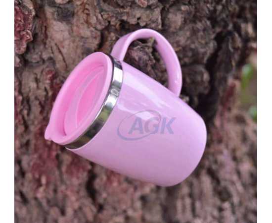 Stainless Steel Coffee Mug With Air Tight Lid 400ml