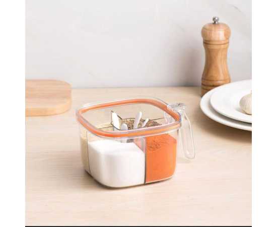 4 in 1 Partition Kitchen seasoning Spices box