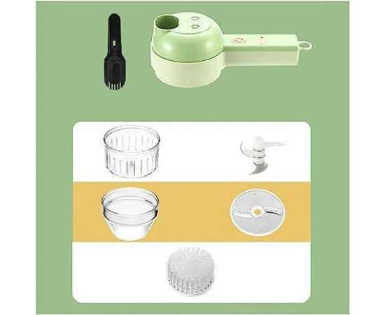 4 In 1 Handheld Electric Vegetable Cutter Set