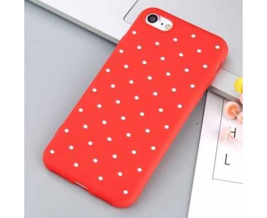 Wave Point Dots TPU Back Pouch For iPhone 7 Plus