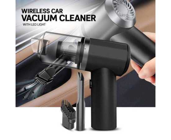 Portable Car Vacuum Cleaner - Black