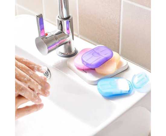 Disposable Soap Paper Clean Scented Slice Foaming Box