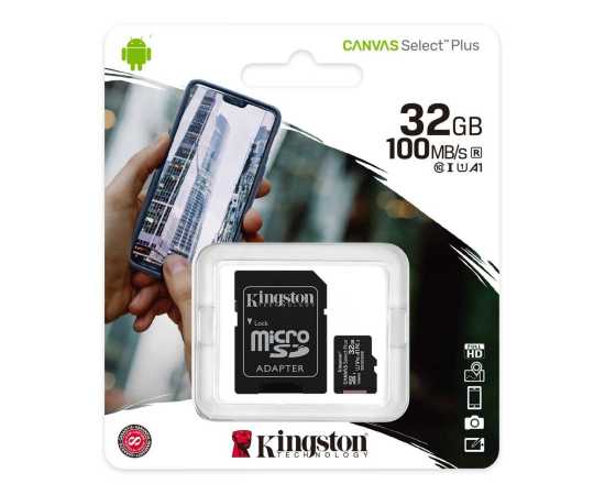 Kingston 32GB MicroSD Memory Card