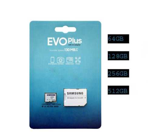 64GB Micro SDXC EVO Plus Memory Card With Adapter