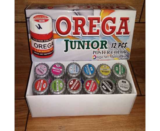 12 Orega Poster Color Orega Colours (1 to 6 Box) 12 Orega Poster Color Orega Colours (1 to 6 Box)